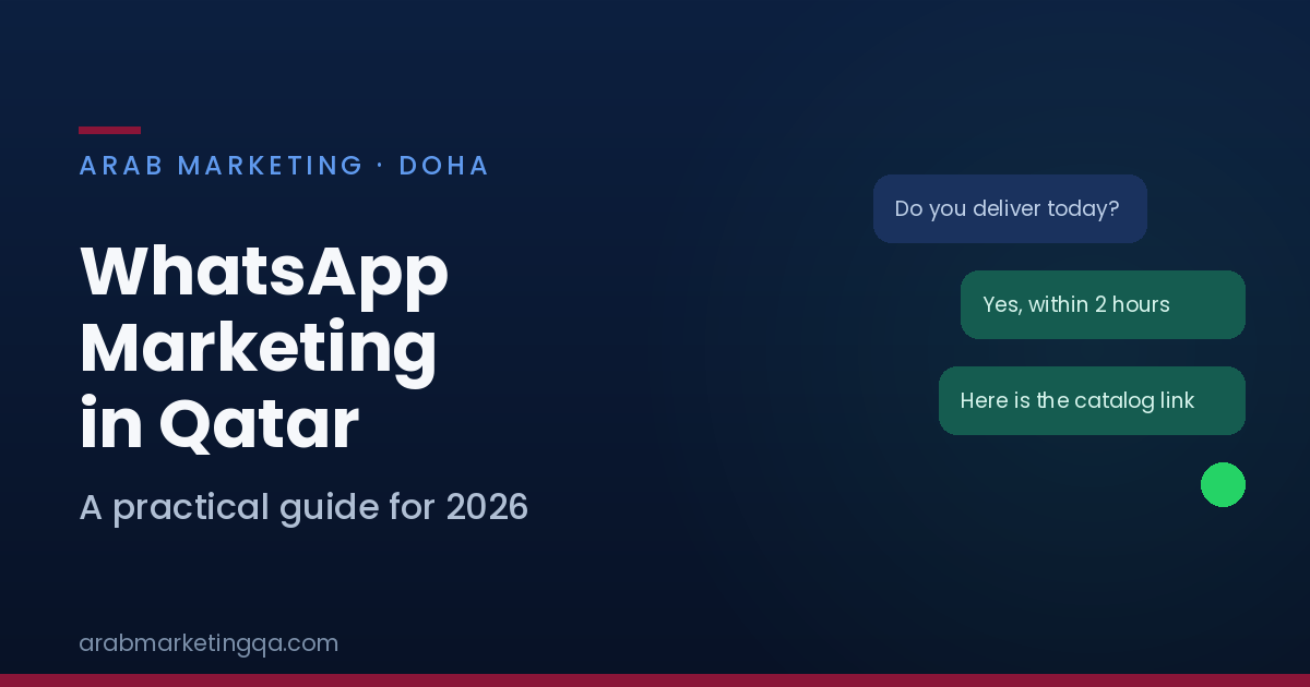 WhatsApp marketing in Qatar for local businesses